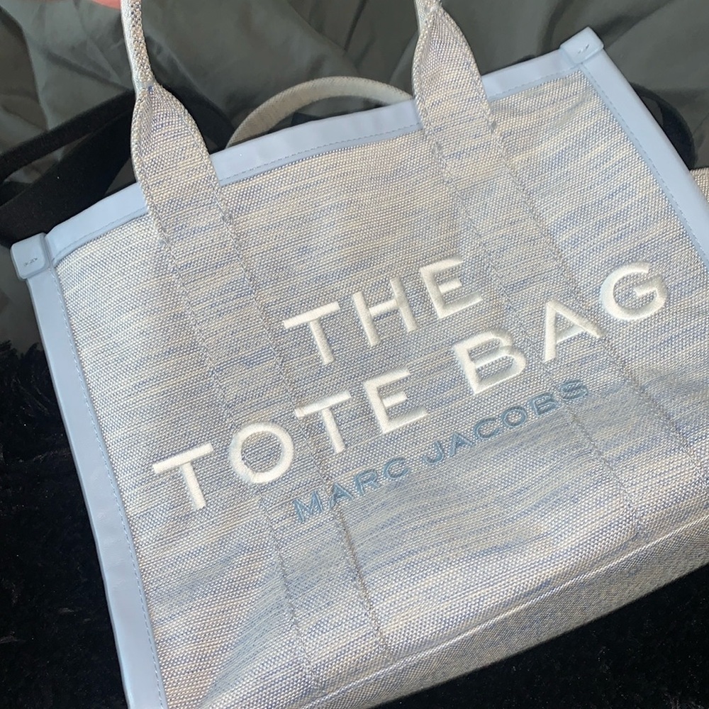 Marc Jacob Tote Bag , used has minor stains on the bottom and handles